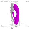 Estimulador flexible de punto G y clitoris con carga USB